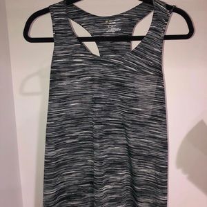 Grey athletic tank top